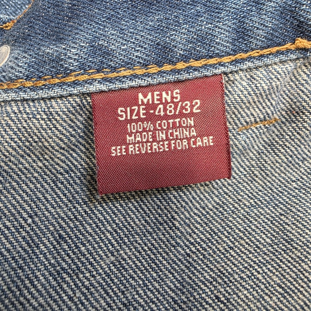New Blue Ridge By Wrangler‎ Jeans Mens 48X32 Straight Leg Regular Fit Work - Picture 6 of 12
